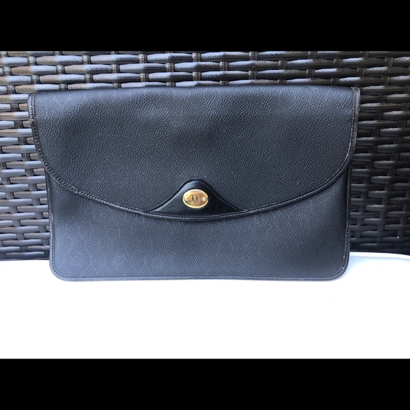 Rare VINTAGE Authentic Christian Dior Folding Clutch Envelope Monogram Bag - Picture 2 of 7